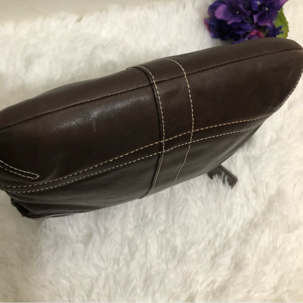 COACH Vintage soho Slim Duffle leather shoulder bag #1453 - Picture 12 of 14